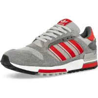 Adidas Originals Matalavartiset tennarit 'ZX 600' harmaa / tummanharmaa / punainen