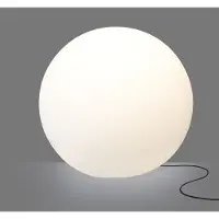Nowodvorski Lighting Cumulus XL -pallovalaisin, halkaisija 80 cm, valkoinen, muovi, IP44, E27 , Valkoinen/opaali, Synteettinen materiaali