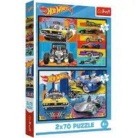 Trefl Hot Wheels Palapelit 2x70 Palaa