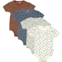 Pippi Body Ss Ao-Printed (4-Pack) - Multi/patterned - 50
