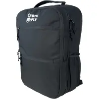 CabinFly Skyrocket 55x35x25cm KLM Transavia Air France reppu musta 48L kapasiteetti