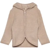 Huttelihut Jacket Ears Wool Fleece - Beige - 74