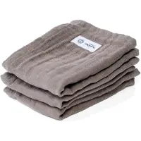THE ORGANIC COMPANY Fine Wash Cloth (Pack Of 3 Pcs) - Beige - 30X 30CM