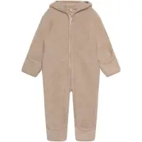 Huttelihut Pram Suit Wool Fleece - Beige - 56