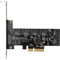 Silverstone ECS06, 6-porttinen SATA Gen3 (6Gbps) Non-RAID -lisäkortti, PCIe Gen3 x2