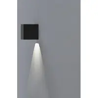 ACB Hamal-seinävalaisin antrasiitti LED COB 9W 3000K 811lm CRI80 IP65