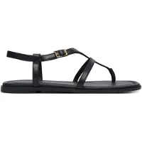 Tommy Hilfiger Varvastossut 'Strap Toe Post' musta