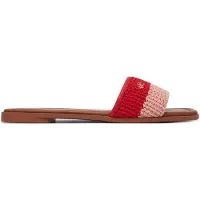 Tommy Hilfiger Pistokkaat 'Logo Plaque Colour-blocked Woven' punainen / pastellinpunainen