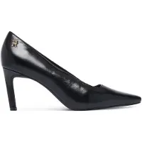 Tommy Hilfiger Avokkaat 'TH Monogram High Heels' musta