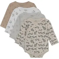 Pippi Body Wrap Ao-Printed (4-Pack) - Brown - 68