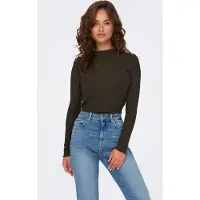 ONLY Onlemma L/S High Neck Top Noos Jrs - Brown - XS