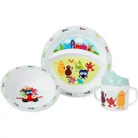 Babblarna , 3-Set Plate,Bowl,Mug - Multi/patterned - 25X28X10CM