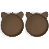 Nuuroo Akila Silicone Plate 2-Pack Koala - Brown - ONE SIZE