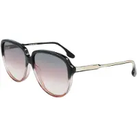 Victoria Beckham Aurinkolasit - - VB618S-039 - Musta väri - Ylimitoitettu muoto - UV-suoja 4