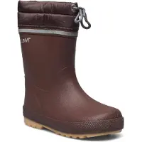 CeLaVi Thermal Wellies W.lining-Solid - Brown - 19