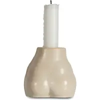 By On Candleholder Nature - Beige - 9X5.5X8CM 9