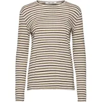 Samsøe & Samsøe Nobil T-Shirt Ls St 205 - Beige - XS