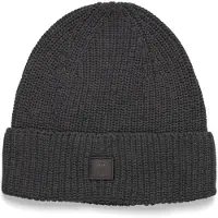 Knowledge cotton apparel Rib Hat - Gots/Vegan - Grey - ONE SIZE
