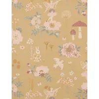 Majvillan Wallpaper Old Garden Mellow Yellow - Yellow - 1005X 53CM