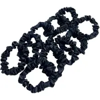 Pipol's Bazaar Skinny Scrunchie 10pcs Black