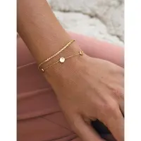 Edblad Tinsel Thin Bracelet - Gold - ONE SIZE