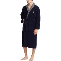 Ralph Lauren Cotton Terry Robe - Blue - L/XL