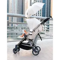 Twistshake Tour Umbrella Beige - Beige - ONE SIZE