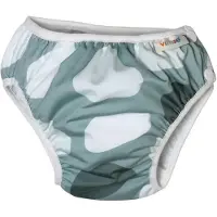Imse Vimse Swim Diaper Xl 11-14Kg, Green Shapes - Green - XL 11/14KG