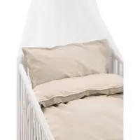 Borganas 2-Dels Set Humble Ljusblå Spjälsäng - Beige - 1ST 100X130CM