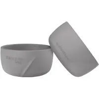 EVERYDAY BABY Silicone Baby Bowl 2-Pack Quiet Grey - Grey - ONE SIZE