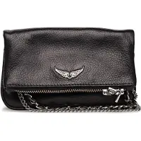 Zadig & Voltaire Rock Nano Grained Leather - Black - ONE SIZE
