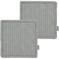 Södahl Grydelapper Line 2 Stk. - Grey - 20X20CM 20
