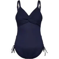 Fantasie Ottawa Uw Twist Front Swimsuit With Adjustable Leg - Blue - F x 70