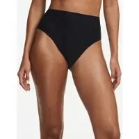 Chantelle Soft Stretch Full Brief High Cut Brief - Black - ONE SIZE