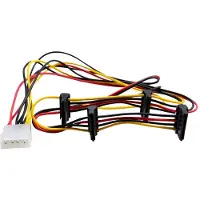 Eletra Molex M 1TO4 Sata F90 55CM virtakaapeli