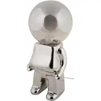 Leitmotiv Table Lamp Ross Led - Silver - H27CM