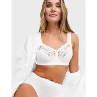 Swegmark Support Soft Bra - White - 95 D
