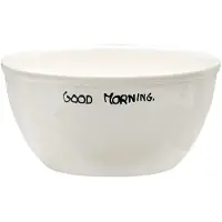 Anna + Nina Good Morning Bowl - White - 50 CL