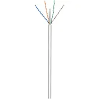 Goobay CAT 6 verkkokaapeli, U/UTP, harmaa