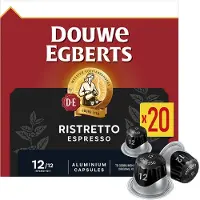 Douwe Egberts | Espresso Ristretto - 20 kapselia nespresso-koneisiin