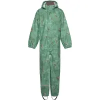 Mikk-Line Pu Rain Suit Aop Recycled - Green - 74