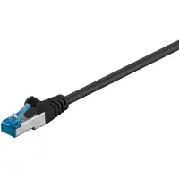 Goobay LAN CAT 6A S/FTP - Musta - 2m