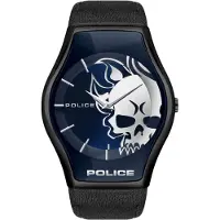Police Kello - - PEWJA2002302 - Kvartsi - Silikonihihna - Hartsi kellotaulu 44mm