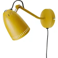 Superliving Dynamo seinävalaisin Matt mustard