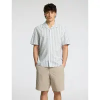 Selected Slhrelaxsun Shirt Ss Resort - Green - XL