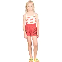 The Animal Observatory Ostrich Kid Shorts Red - Red - 12 Y