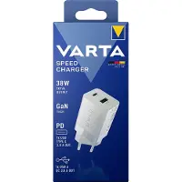 Varta 38W - Virtalähde, valkoinen