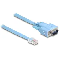 DeLOCK – Adapter RS-232 DB9 male to 1 x Serial RS-232 RJ45 male 1 m (63353)