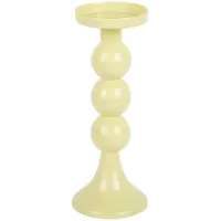 Present Time Candle Holder Funky Large - Yellow - H 23CM