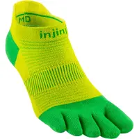 Injinji Men's Run Lightweight No-Show Clover Urheilusukat XL